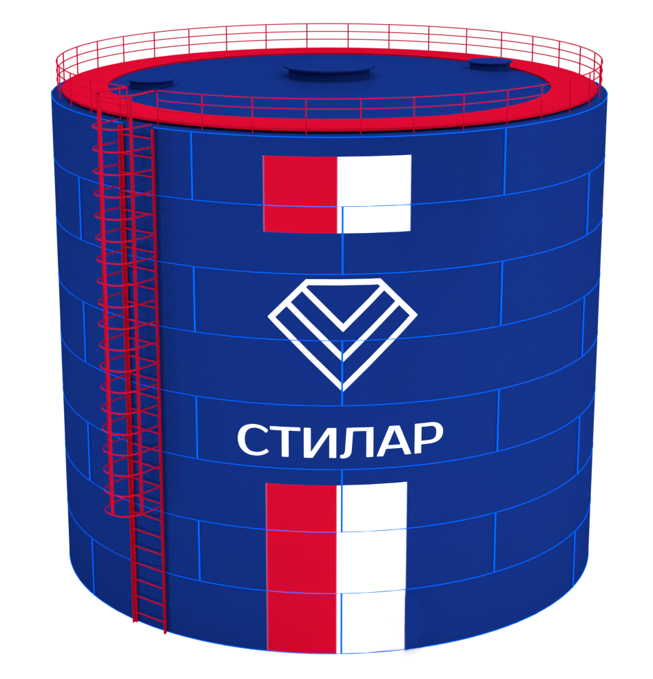 Цельносварной сборный резервуар РВС 700 м³ от завода-производителя